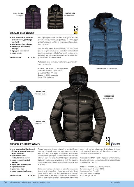 Jack Wolfskin Catalogue Automne Hiver 2012 - FR