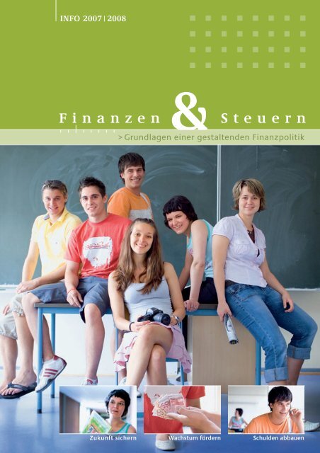 INFO 2007 2008 Finanzen Steuern - Jugend und Bildung