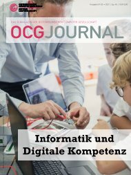 OCG Journal 01-02/2021: Informatik und Digitale Kompetenz