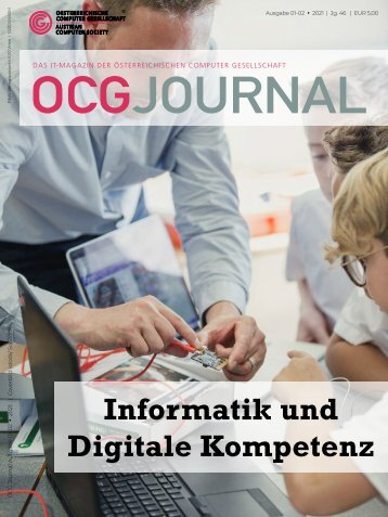 OCG Journal 01-02/2021: Informatik und Digitale Kompetenz