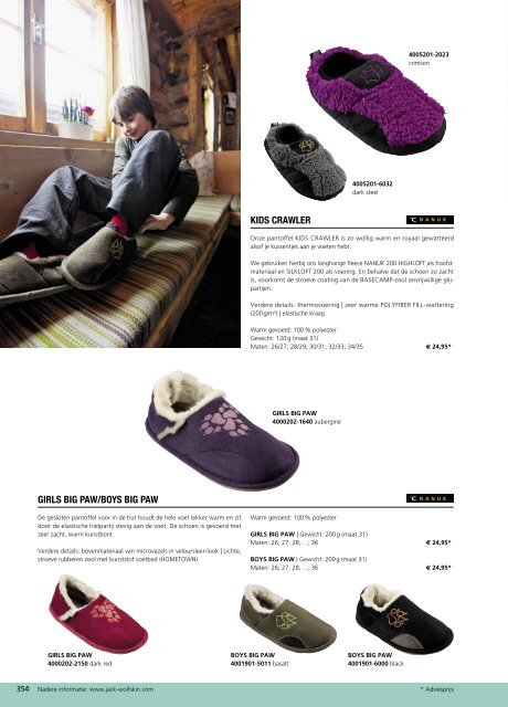 Jack Wolfskin Catalogus Herbst Winter 2012 - NL