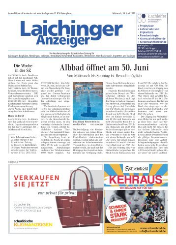 Laichinger Anzeiger 30.06.2021