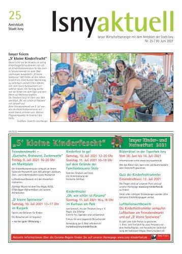 Isny Aktuell 30.06.2021