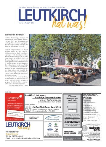 Leutkirch hat was 30.06.2021