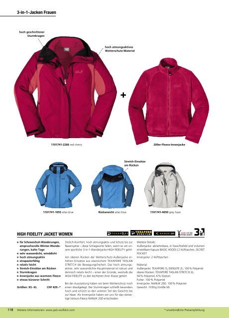 Jack Wolfskin Katalog Herbst Winter 2012 - CH