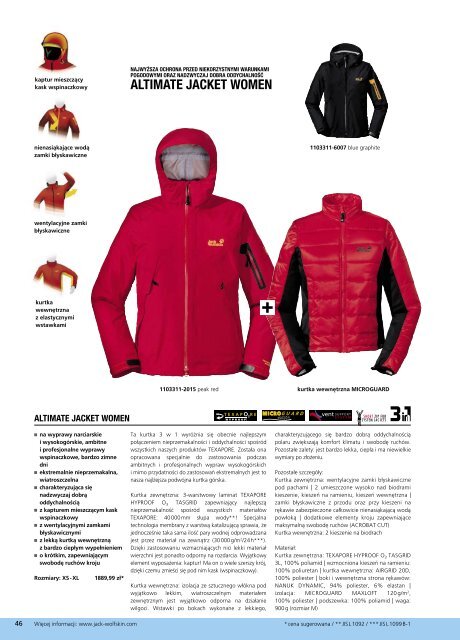 Jack Wolfskin Katalog Jesien Zima 2012 - PL