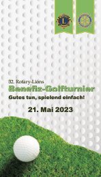 32. Rotary Lions - Benefiz-Golfturnier