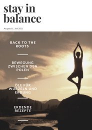 Stay in balance - Ausgabe 11