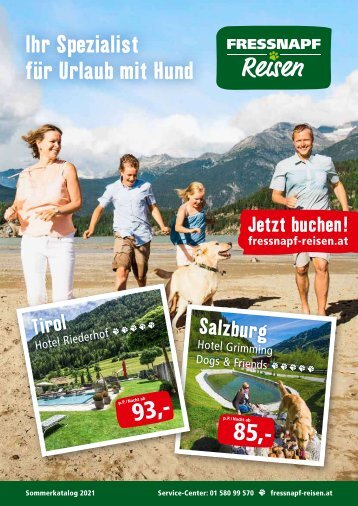 Fressnapf Reisen Katalog Sommer 2021