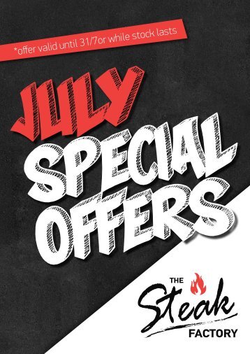 JULY OFFERS