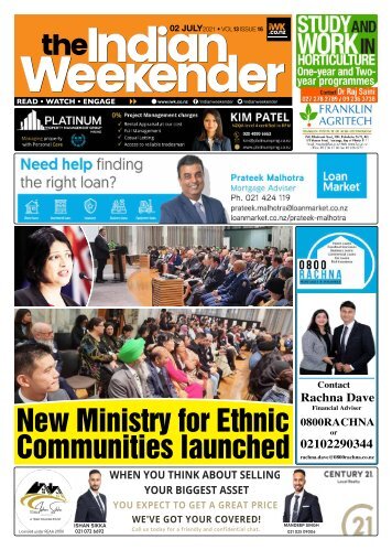 The Indian Weekender, Friday 02 July 2021