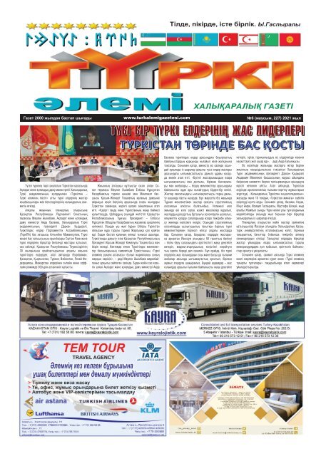 Түркі-Әлемі-6-2021- TÜRK ALEMİ GAZETESİ HAZİRAN-2021