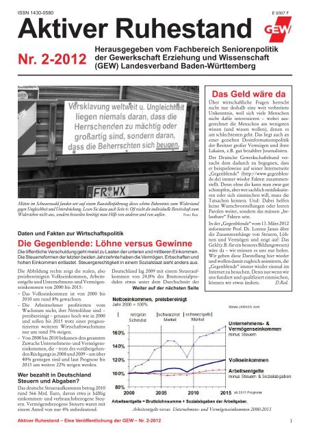 Landesverband Baden Wurttemberg Aktiver Ruhestand Nr 2 2012