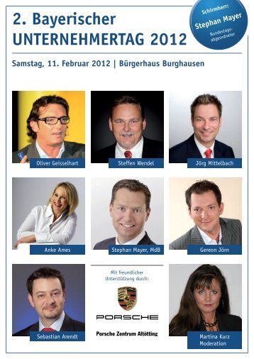 2. Bayerischer UNTERNEHMERTAG 2012 - Teamgeisselhart