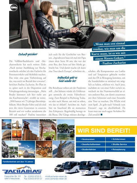 WOLL Magazin 2021.2 Sommer I Brilon, Marsberg, Willingen, Diemelsee