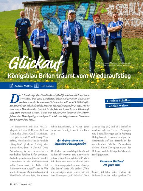 WOLL Magazin 2021.2 Sommer I Brilon, Marsberg, Willingen, Diemelsee