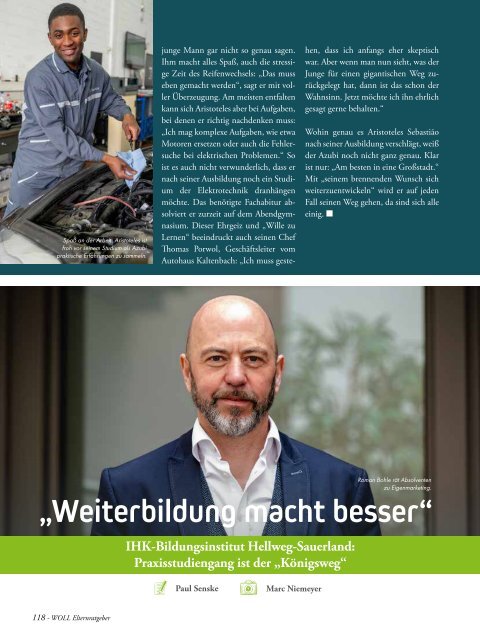 WOLL Magazin Elternratgeber Ausbildung + Karriere am Hellweg 2021/2022