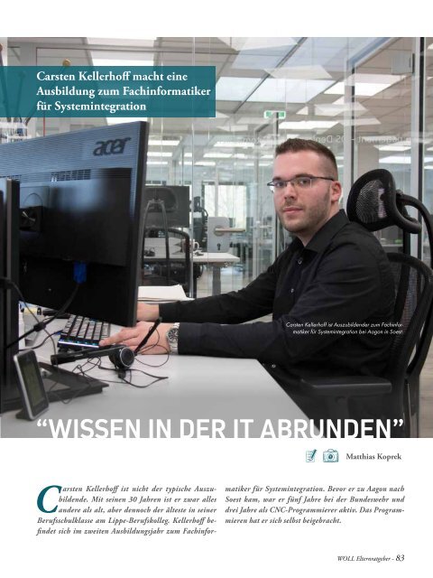 WOLL Magazin Elternratgeber Ausbildung + Karriere am Hellweg 2021/2022