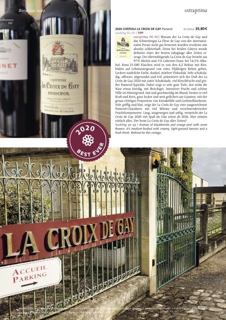 Extraprima Bordeaux 2020 Subskription