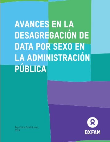 Estudio Avances en desagregación de data por sexo en la ADM. PUB.