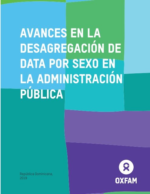 Estudio Avances en desagregación de data por sexo en la ADM. PUB.