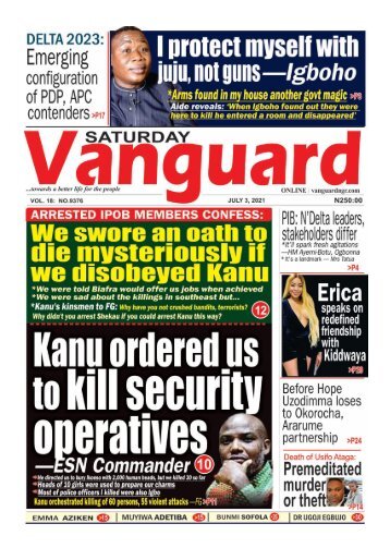 03072021 - Kanu ordered us to kil security operatives - ESN commander
