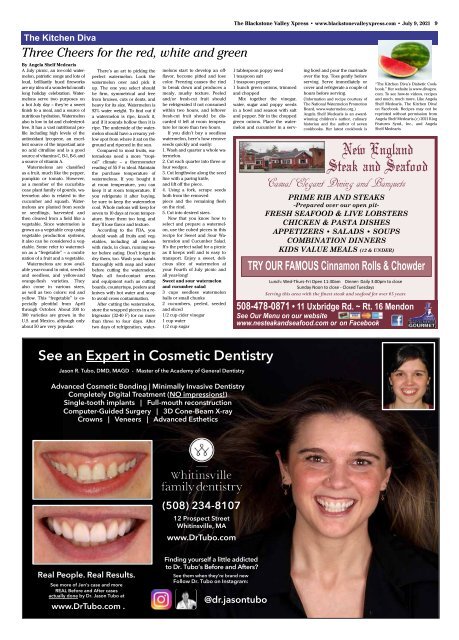 Blackstone Valley Xpress July 9 Issue
