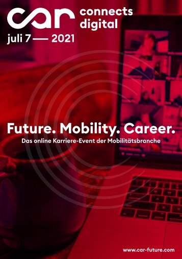 Car Connects Digital 7. Juli | Karriere Guide Digital 2021