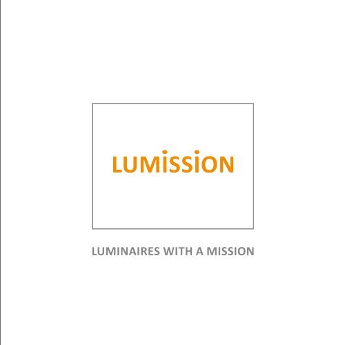 LUMISSION 2021 catalog update june 2021
