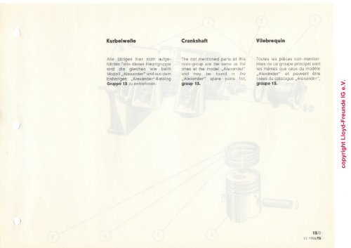 Ersatzteilkatalog LP 600_Alexander TS Ausgabe 1958