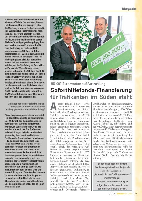 März 2008: Seite 1-36 (pdf, 5,6 - Trafikantenzeitung