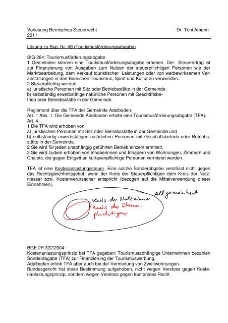 Loesungen 45-49 - taxation.ch