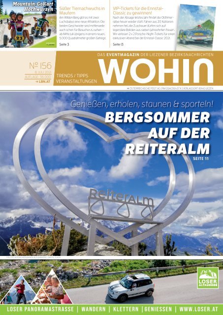 WOHIN Nr. 156 I Juli 2021