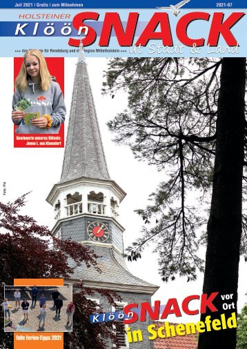 Holsteiner KlöönSNACK - Ausgabe Rendsburg - Juli 2021