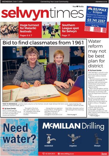 Selwyn Times: July 07, 2021