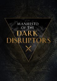 Manifesto of the Dark Disruptors