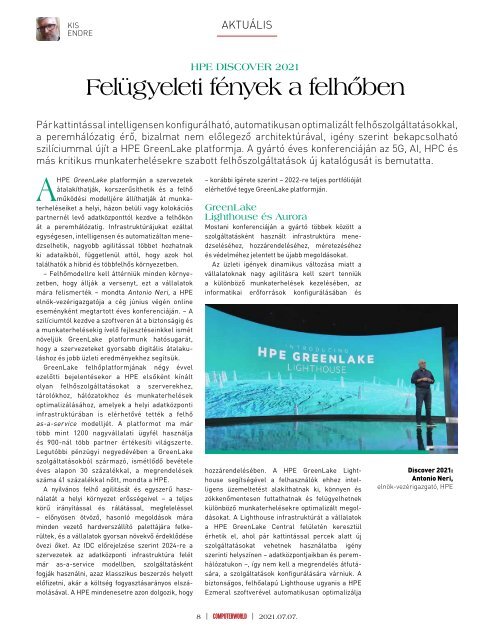 Computerworld magazin 2021.07.07.