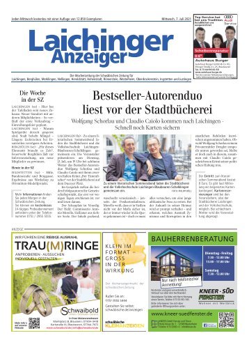 Laichinger Anzeiger 07.07.2021