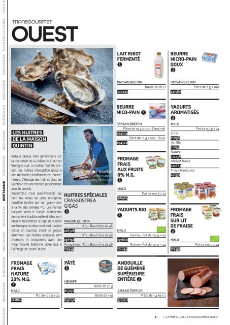 Gamme locale Transgourmet | Ouest