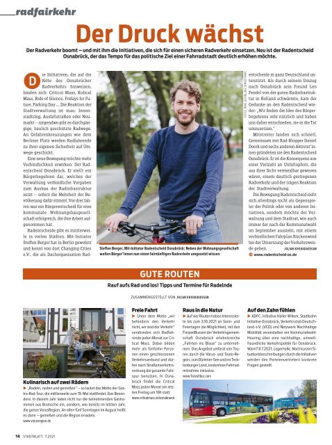 STADTBLATT Juli 2021