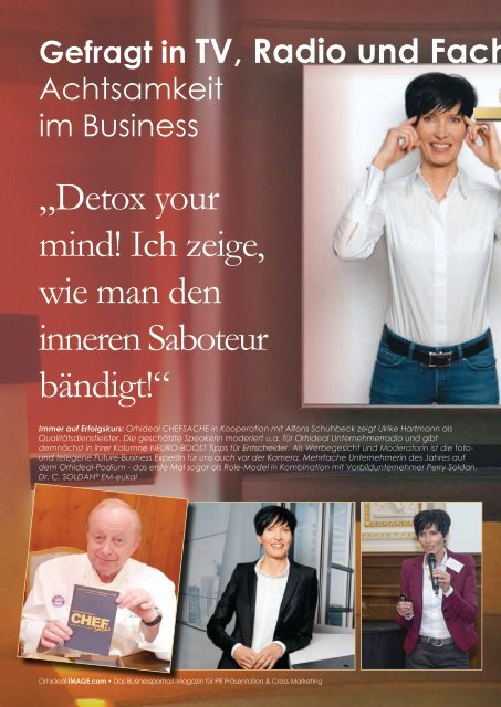 Yves Stöckli Unternehmer des Monats YVES STÖCKLI MakeUp - Orhideal Titelstory November 2021