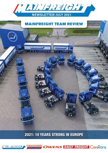 Mainfreight Team Review -  July 2021