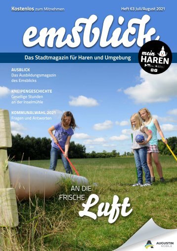 Emsblick Haren - Heft 63 (Juli-August 2021)