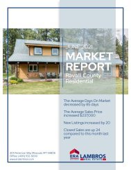 Ravalli County Residential Report June 2021