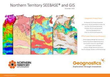 Geognostics Northern Territory SEEBASE and GIS - Report