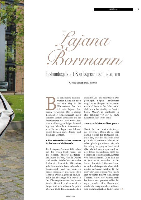 BREMISSIMA Magazin | Juli-August 2021