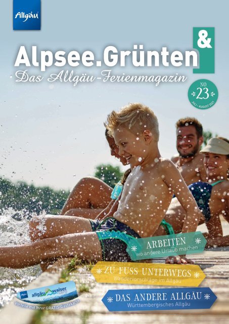 Alpsee Grünten & - Das Allgäu Ferienmagazin "Ausgabe 23"
