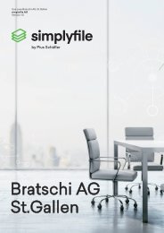 Use case Bratschi AG, St.Gallen