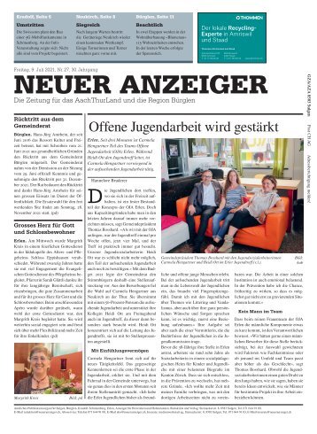 Neuer Anzeiger 9. Juli 2021