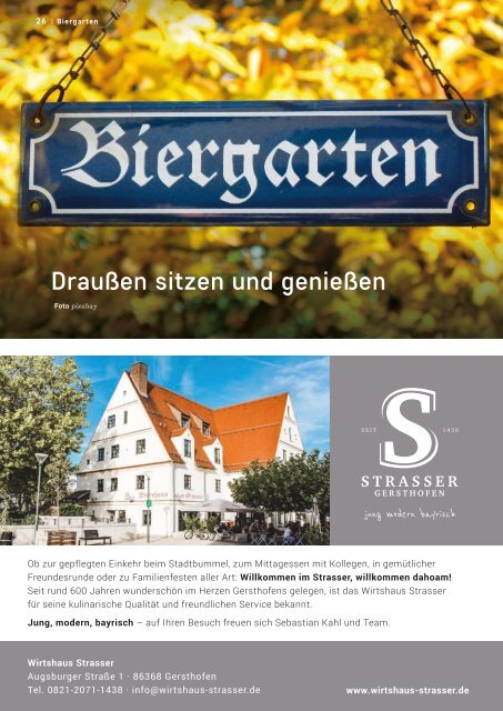 SchlossMagazin Augsburg Nordschwaben + Fünfseenland Juli-August 2021